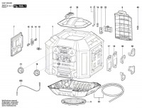 Bosch 3 601 D29 600 Gml 50 Power Radio Box 230 V / Eu Spare Parts